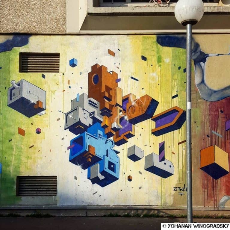Traitrise – Street art d’Alessandro Etnik, Vitry-sur-Seine