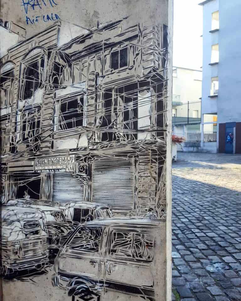 L’urbaniste, demain – Street art de c215, Vitry-sur-Seine