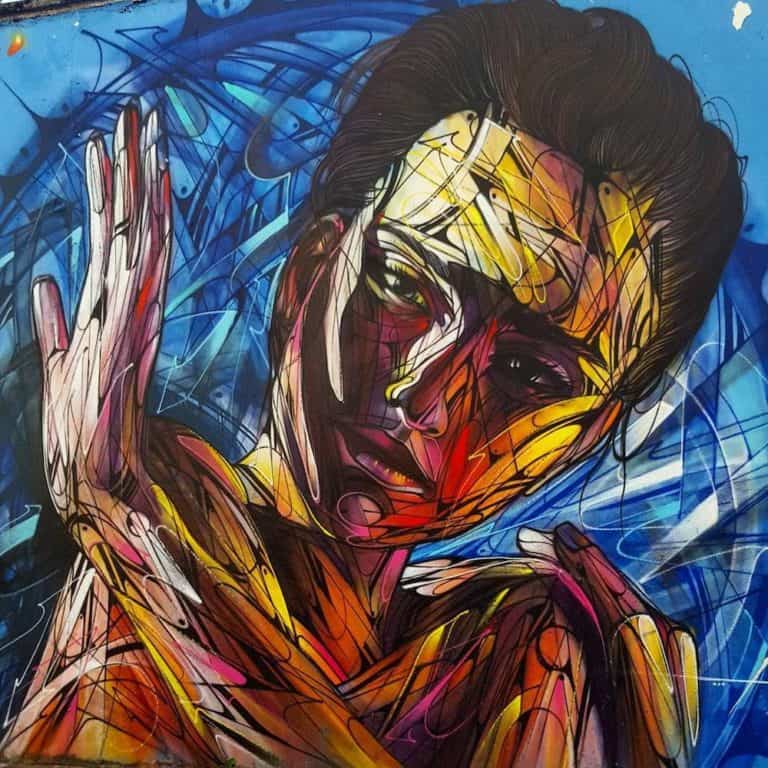 La fin d’Ichirô – Street art d’Hopare pour Ourcq Living Colors, Paris