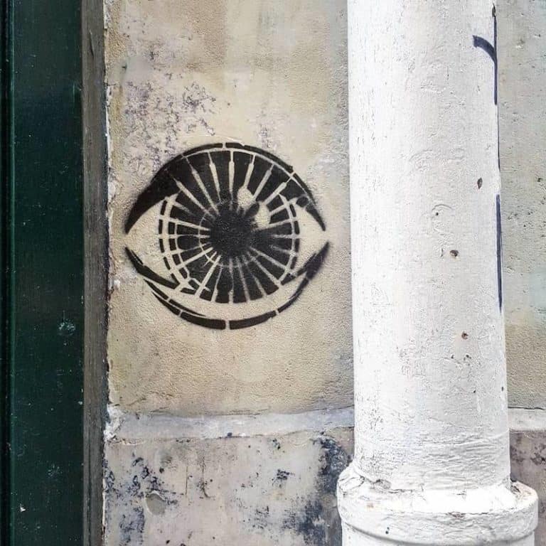 Big Brother is watching you – Street art, Paris