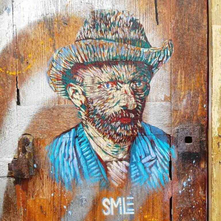 Vincent Van Gogh – Streetart par Smile, Paris