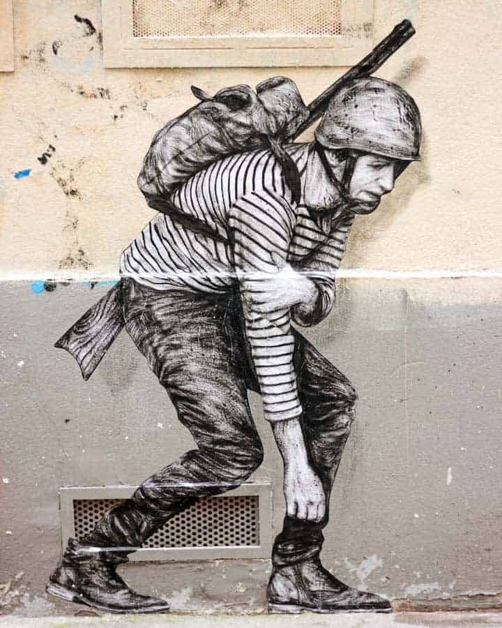 levalet odyssée street art paris