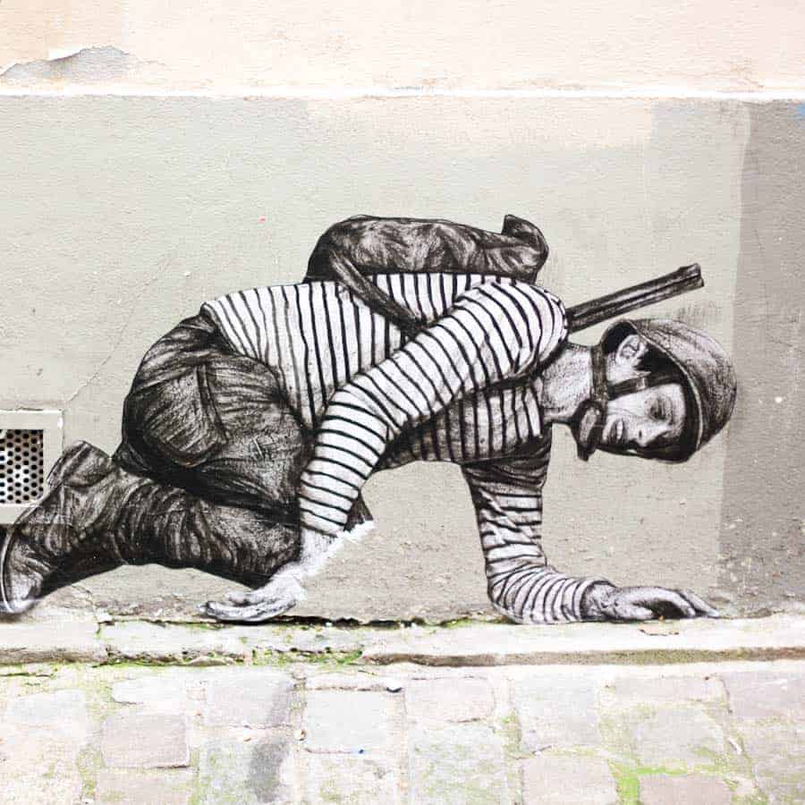 levalet odyssée street art paris